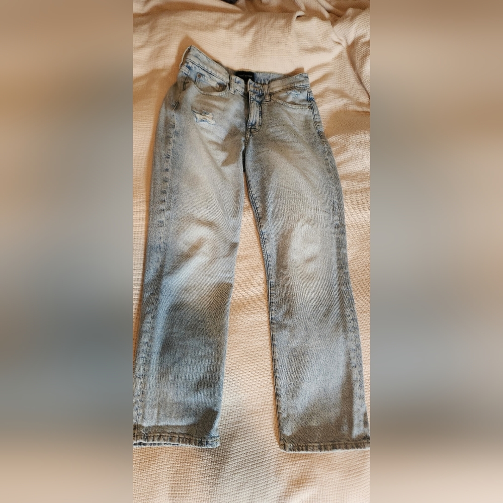 Lucky Brand Zoe High Rise Straight Jeans